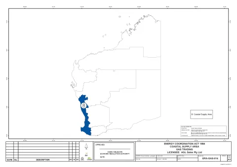 Map of AGL Sales Pty Ltd area